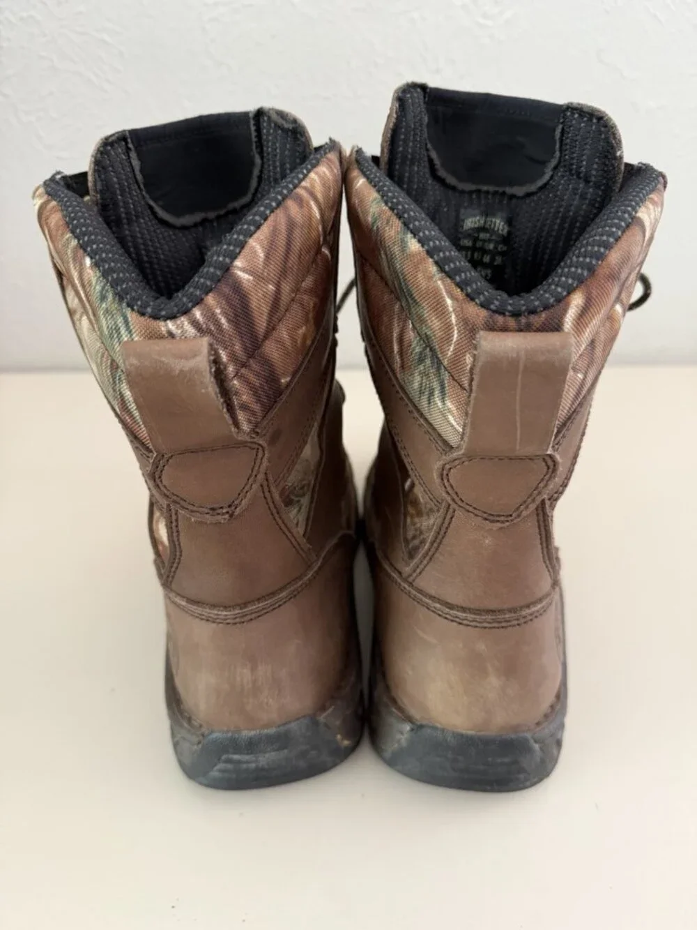 Red Wing Sz 10.5 Havoc Brown Camo Irish Setter Hunting Boots Thinsulate 400 EUC